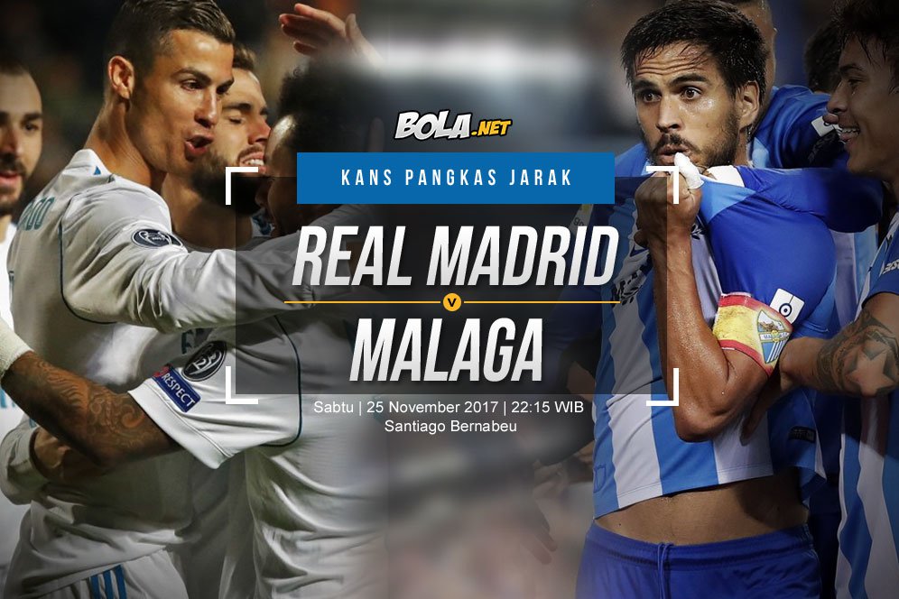 Prediksi Real Madrid vs Malaga 25 November 2017 Prediksi Real Madrid vs Malaga 25 November 2017