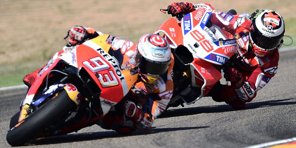 Marc Marquez dan Jorge Lorenzo (c) AFP