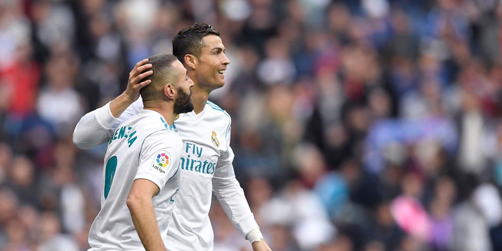 Cristiano Ronaldo dan Karim Benzema