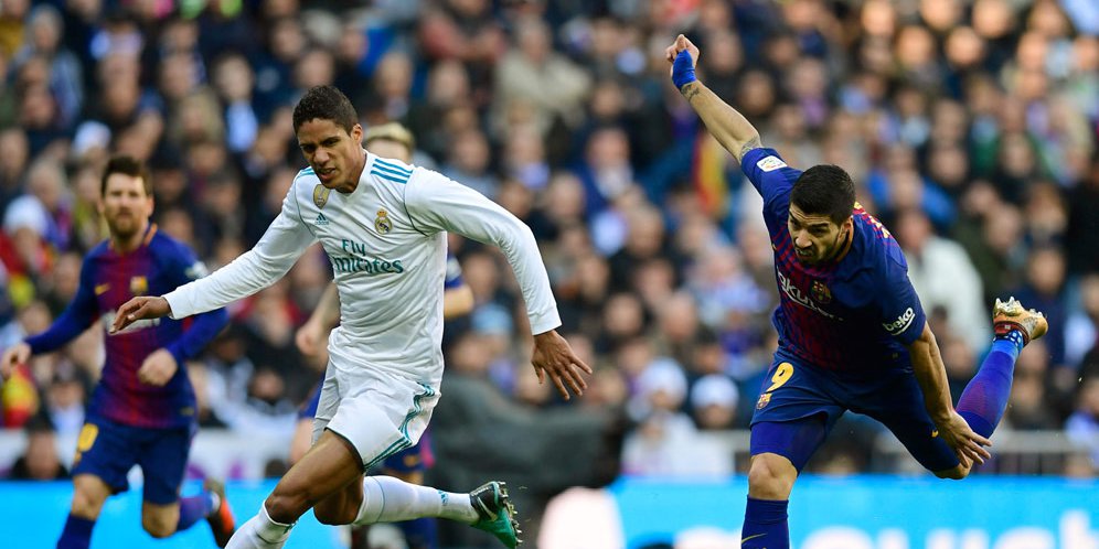 Raphael Varane vs Luis Suarez