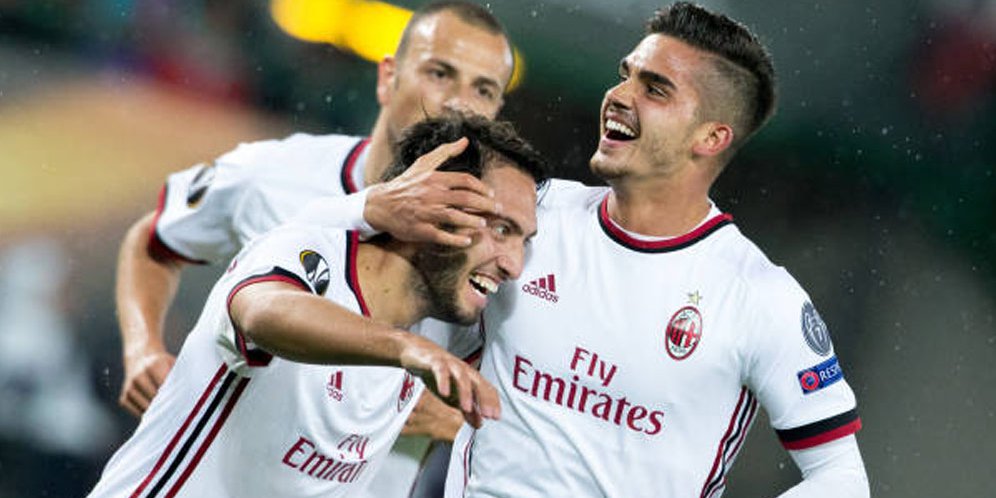Hakan Calhanoglu dan Andre Silva
