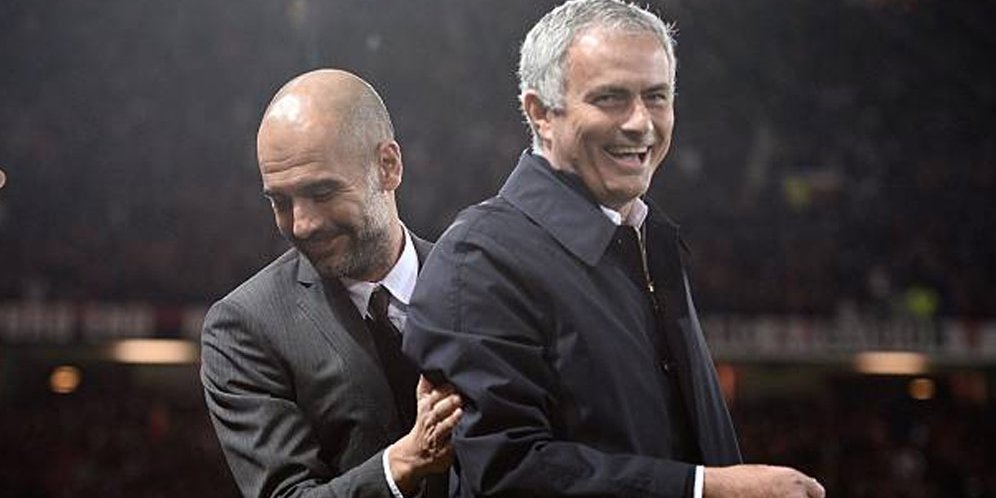 Jose Mourinho dan Josep Guardiola