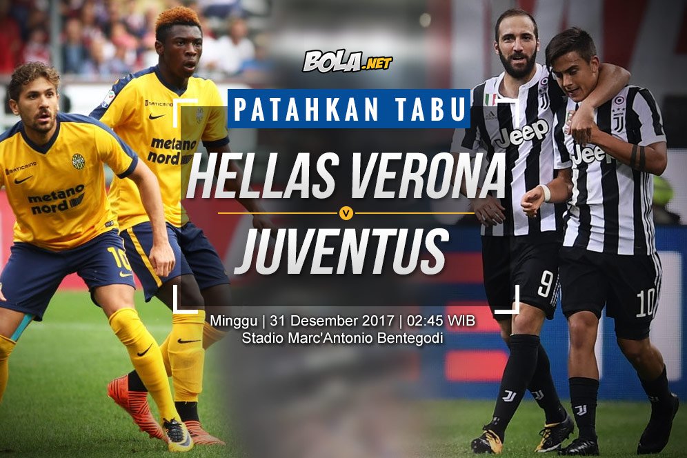 Prediksi Hellas Verona vs Juventus 31 Desember 2017 Prediksi Hellas Verona vs Juventus 31 Desember 2017