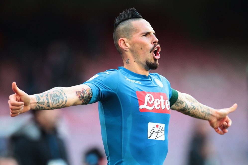 Hamsik Patahkan Rekor Gol Maradona