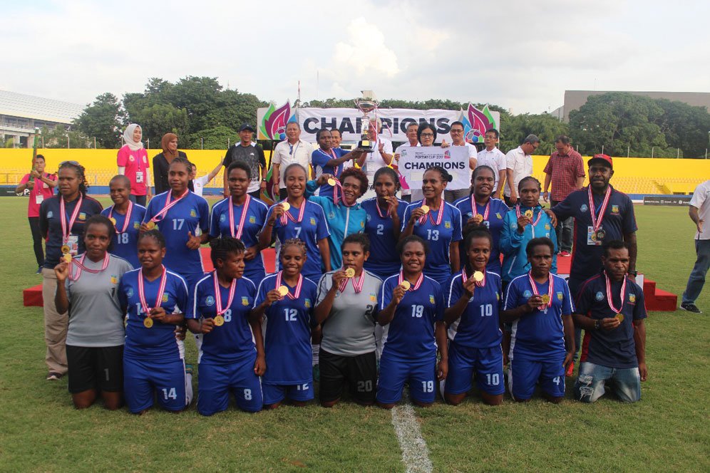 Tim Papua Juara Women's Football Road To Asian Games Piala Pertiwi 2017 Tim Papua Juara Women's Football Road To Asian Games Piala Pertiwi 2017