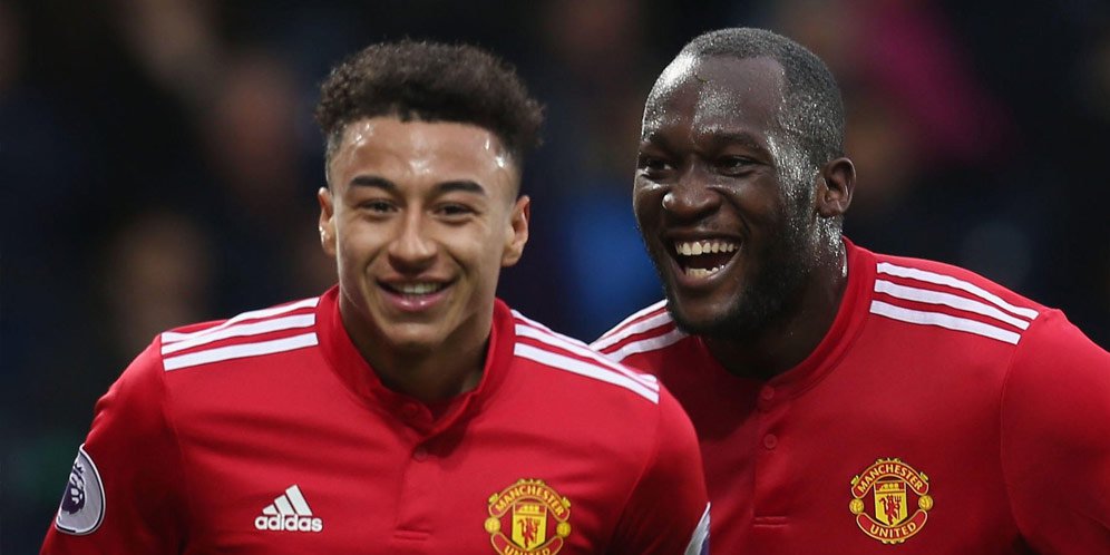Jesse Lingard dan Romelu Lukaku