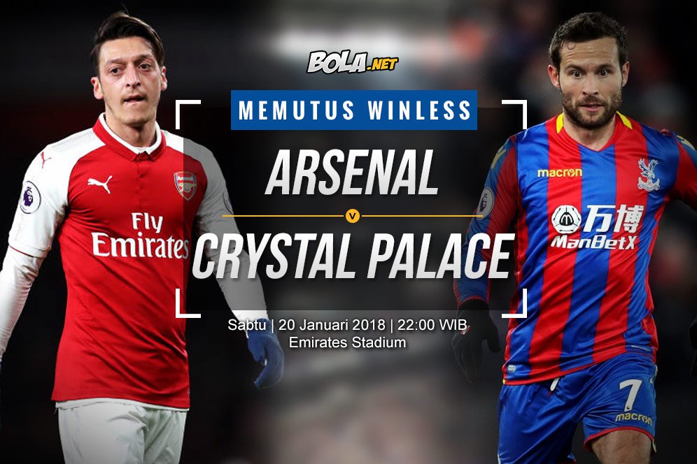 Prediksi Arsenal vs Crystal Palace 20 Januari 2018 Prediksi Arsenal vs Crystal Palace 20 Januari 2018