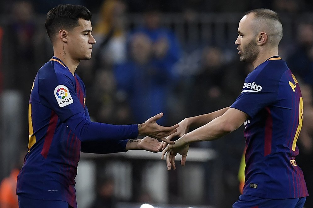 Bisa Main Bareng, Inilah Perbedaan antara Iniesta dan Coutinho Bisa Main Bareng, Inilah Perbedaan antara Iniesta dan Coutinho