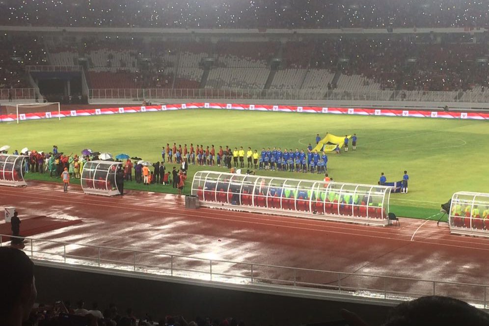 Pakai Jersey Timnas, Jokowi Resmikan SUGBK