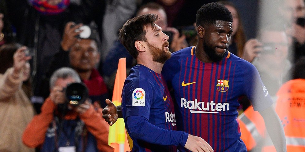 Messi dan Umtiti.