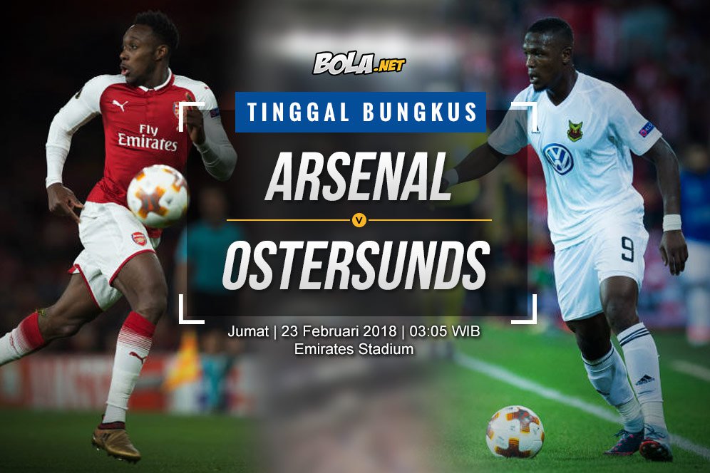 Data dan Fakta Liga Europa: Arsenal vs Ostersunds Data dan Fakta Liga Europa: Arsenal vs Ostersunds