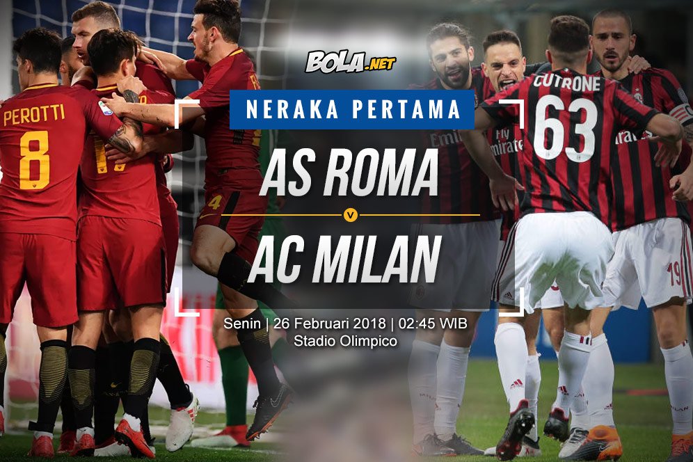 Data dan Fakta Serie A: AS Roma vs AC Milan Data dan Fakta Serie A: AS Roma vs AC Milan