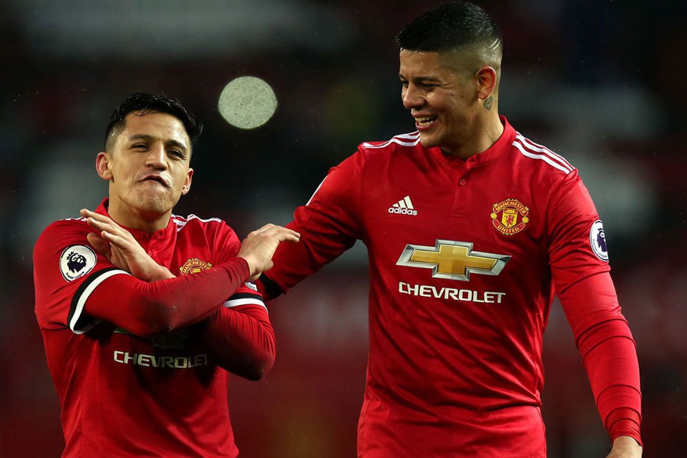 Marcos Rojo Berikrar Damai dengan Alexis Sanchez Marcos Rojo Berikrar Damai dengan Alexis Sanchez