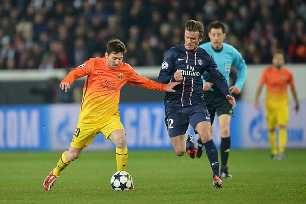 Cerita David Beckham: Dilewati Lionel Messi, Langsung Pensiun! Cerita David Beckham: Dilewati Lionel Messi, Langsung Pensiun!