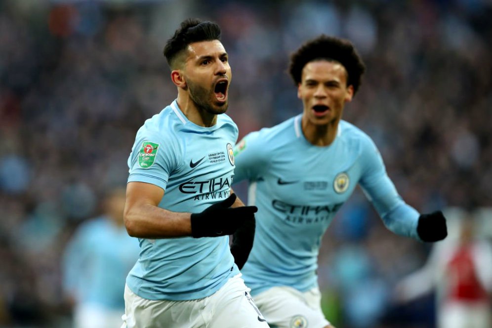 Lawan Tottenham, Man City Tanpa Aguero Lawan Tottenham, Man City Tanpa Aguero