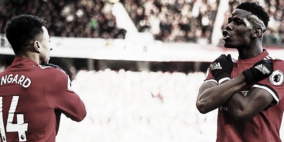 Paul Pogba dan Jesse Lingard