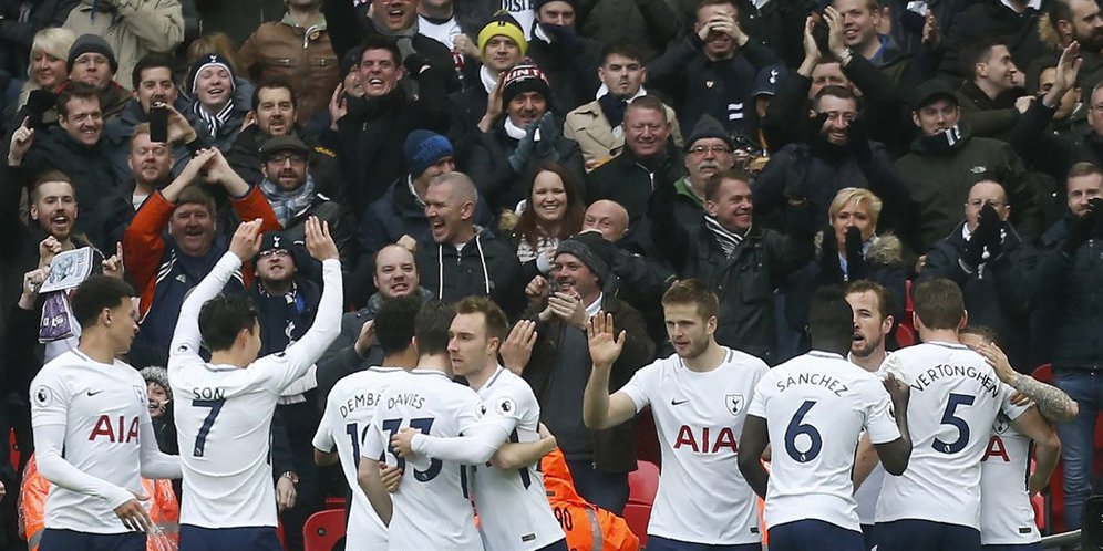 Selebrasi Pemain Tottenham