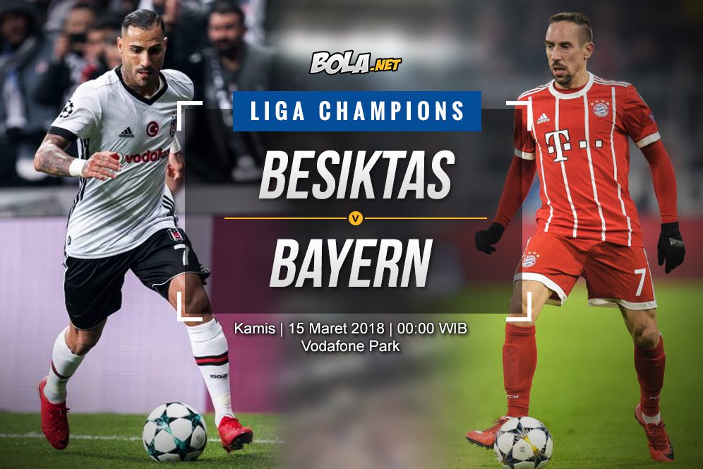 Data dan Fakta Liga Champions: Besiktas vs Bayern Munchen Data dan Fakta Liga Champions: Besiktas vs Bayern Munchen