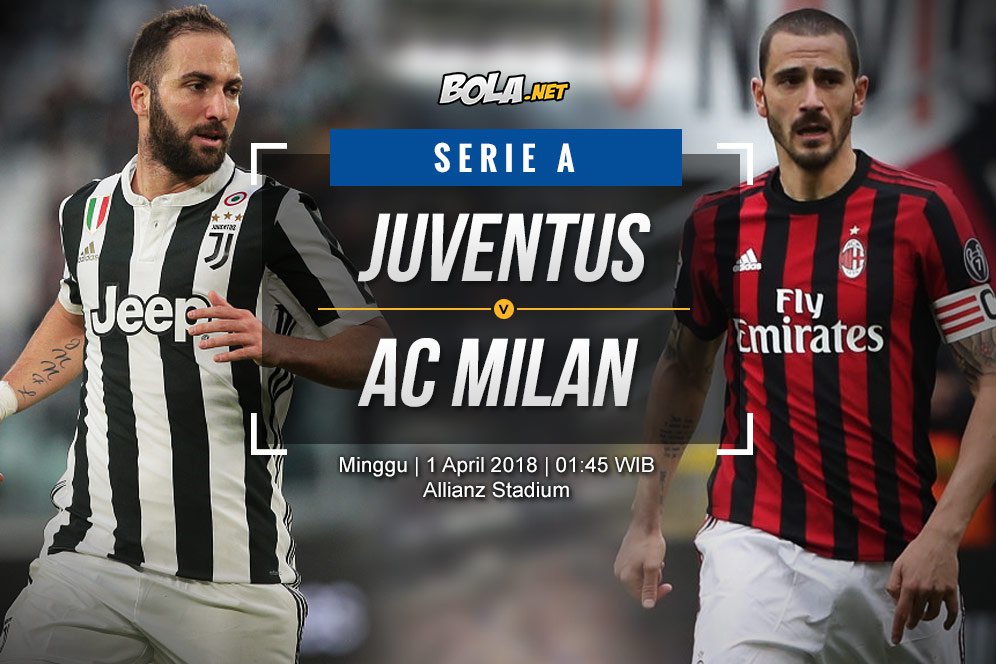 Data dan Fakta Serie A: Juventus vs AC Milan
