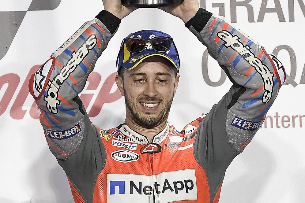 Bos Ducati Bangga Dovizioso Tiga Kali Bekuk Marquez