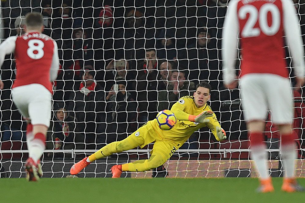 Ini Rahasia Ederson Bisa Gagalkan Penalti Aubameyang Ini Rahasia Ederson Bisa Gagalkan Penalti Aubameyang