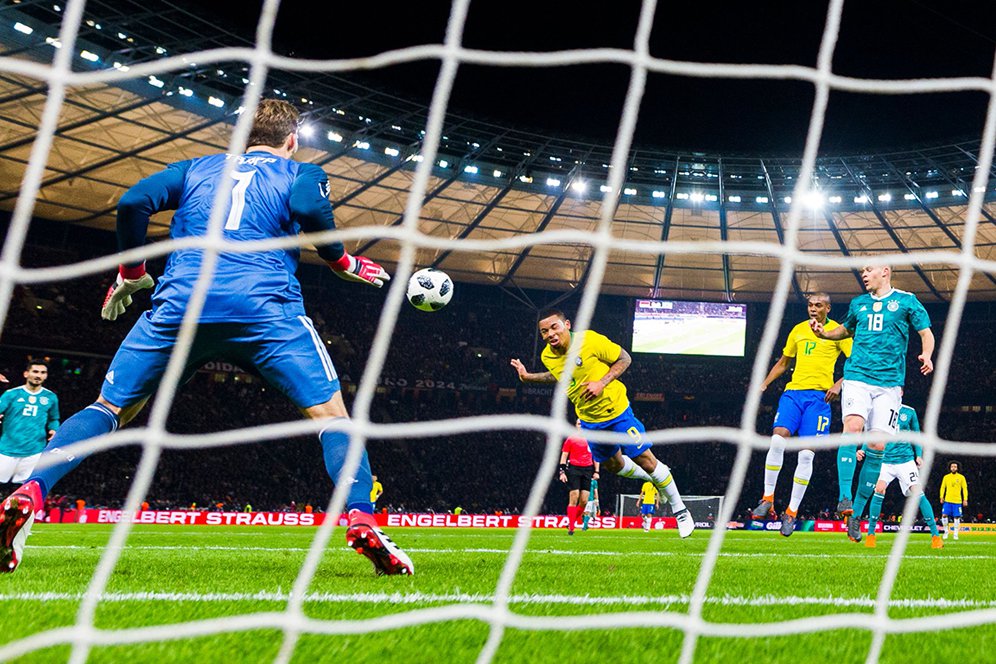 Pep Gembira Jesus Cetak Gol Bersama Brasil Pep Gembira Jesus Cetak Gol Bersama Brasil