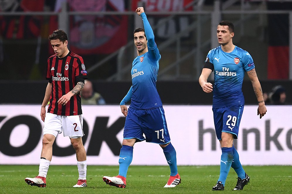 Arsenal Kalahkan Milan, Aubameyang Beruntung Arsenal Kalahkan Milan, Aubameyang Beruntung