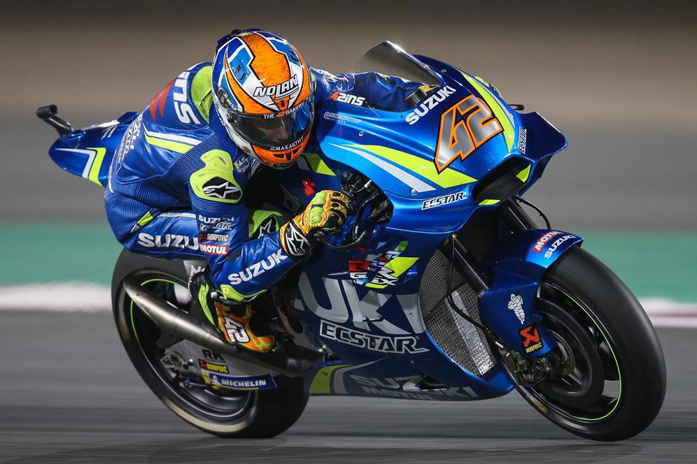 Gagal Finis di MotoGP Qatar Saat Kompetitif, Rins Marah Gagal Finis di MotoGP Qatar Saat Kompetitif, Rins Marah