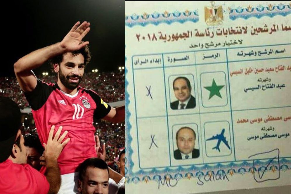 Satu Juta Penduduk Mesir Memilih Mohamed Salah Jadi Presiden