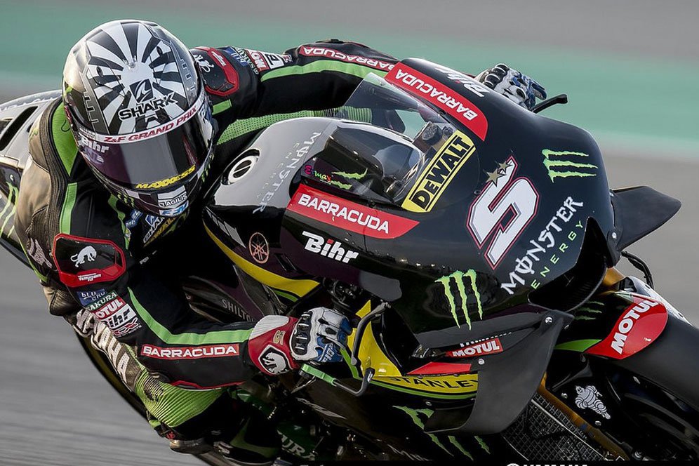 Lintasan Qatar Licin, Ban Belakang Zarco Bermasalah Lintasan Qatar Licin, Ban Belakang Zarco Bermasalah