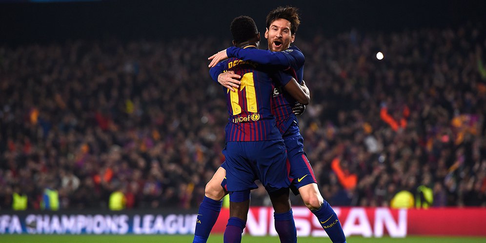 Messi dan Dembele.