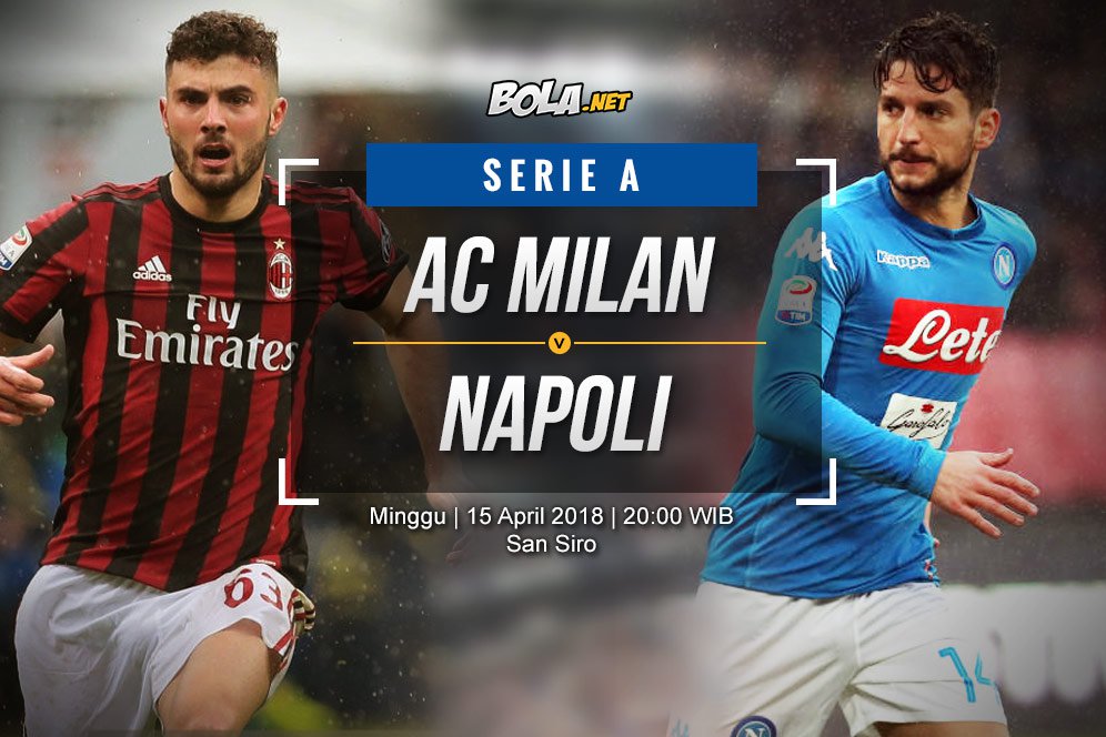 Data dan Fakta Serie A: AC Milan vs Napoli Data dan Fakta Serie A: AC Milan vs Napoli