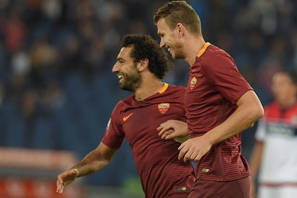Harapan Dzeko Pada Salah Jelang Liverpool vs Roma Harapan Dzeko Pada Salah Jelang Liverpool vs Roma