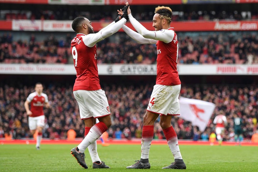 Lacazette Optimis Bisa Main Bareng Aubameyang