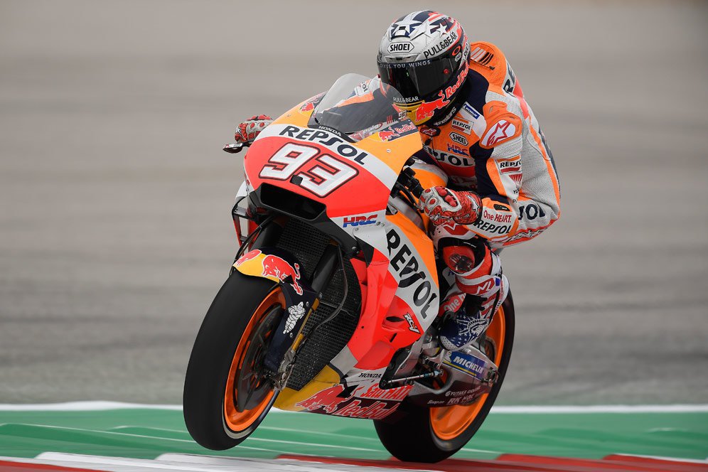 Marc Marquez Sabet Pole di Kualifikasi MotoGP Austin