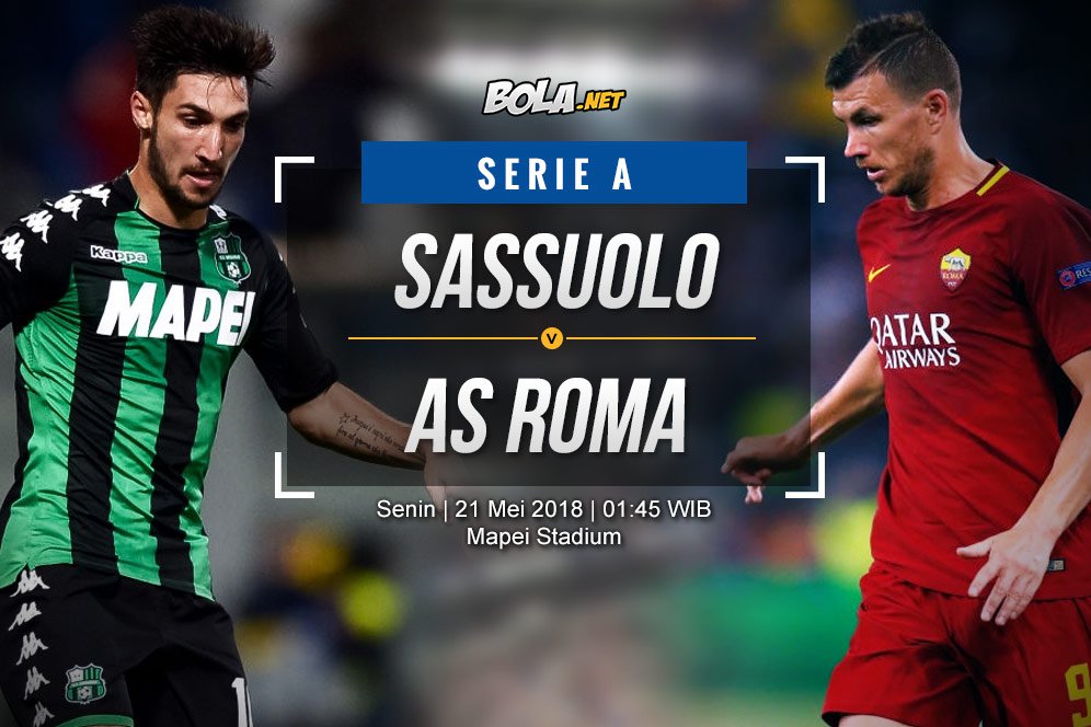 Data dan Fakta Serie A: Sassuolo vs AS Roma Data dan Fakta Serie A: Sassuolo vs AS Roma
