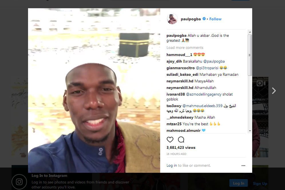 Jelang ke Piala Dunia, Paul Pogba Ibadah Umrah Jelang ke Piala Dunia, Paul Pogba Ibadah Umrah