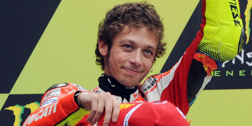 Valentino Rossi saat masih di Ducati. (c) AFP