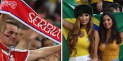 FOTO FANS: Serbia vs Brasil
