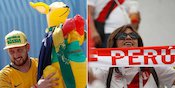 FOTO FANS: Australia vs Peru