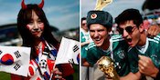 FOTO FANS: Korea Selatan vs Jerman