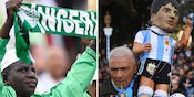 FOTO FANS: Nigeria vs Argentina