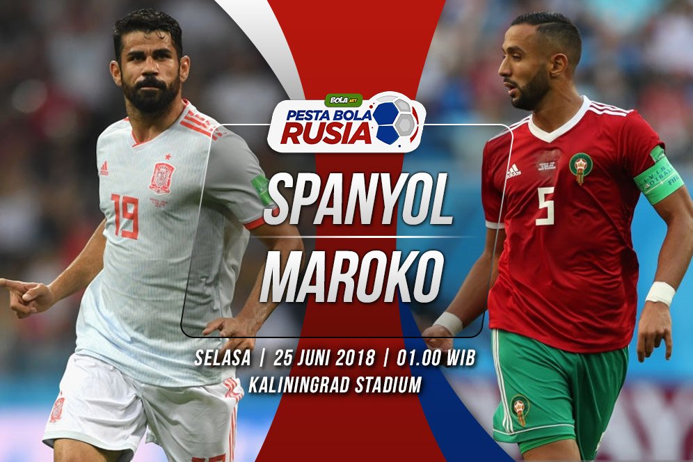 Prediksi Spanyol vs Maroko 26 Juni 2018 Prediksi Spanyol vs Maroko 26 Juni 2018
