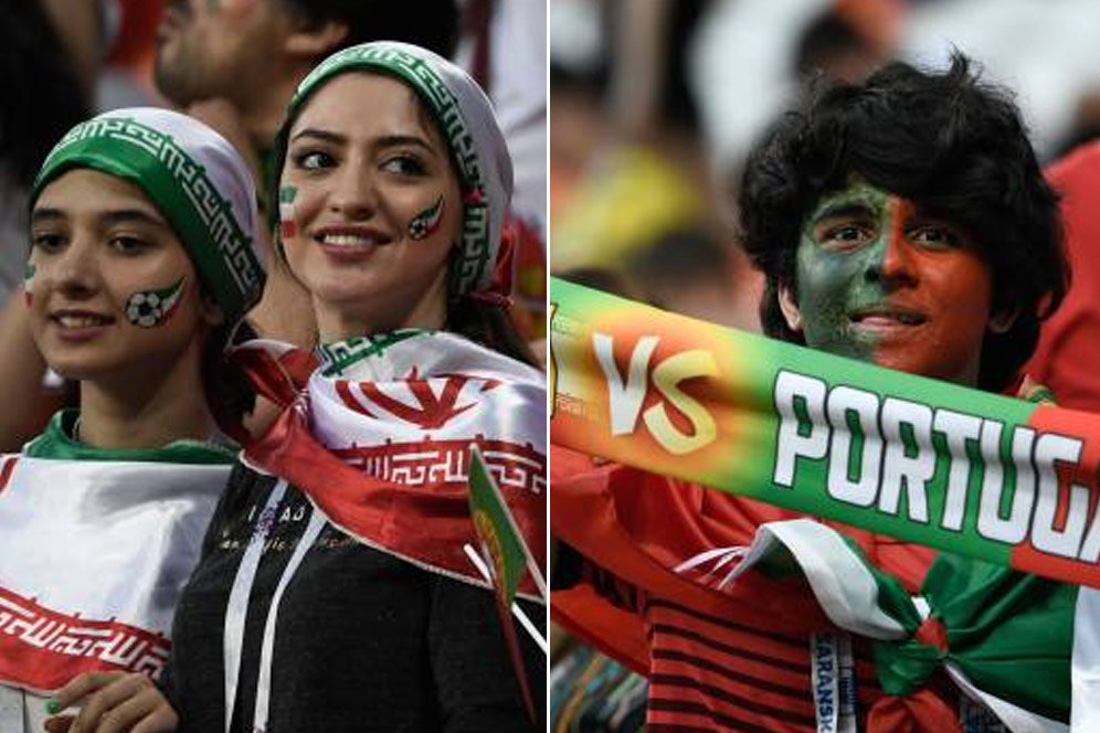 FOTO FANS: Iran vs Portugal FOTO FANS: Iran vs Portugal