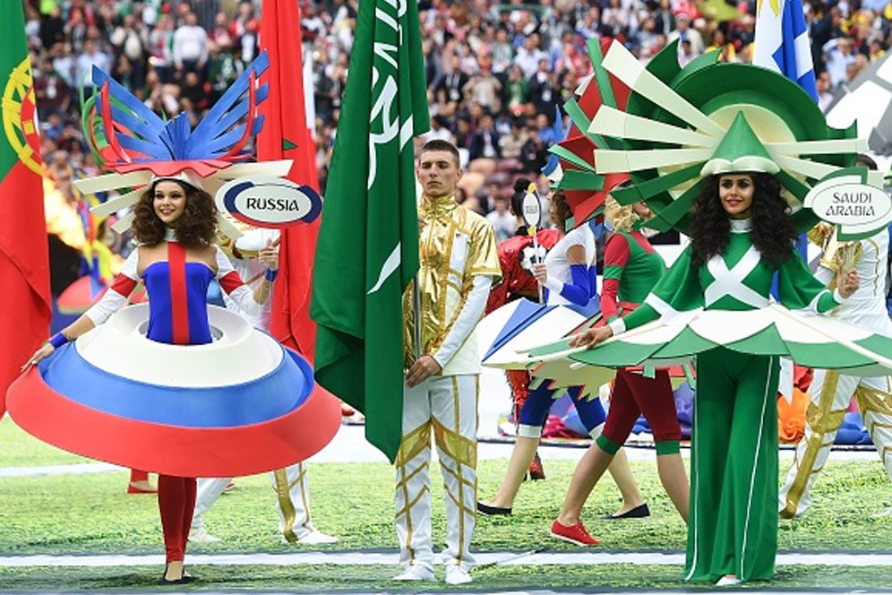 FOTO: Meriahnya Pembukaan Piala Dunia 2018