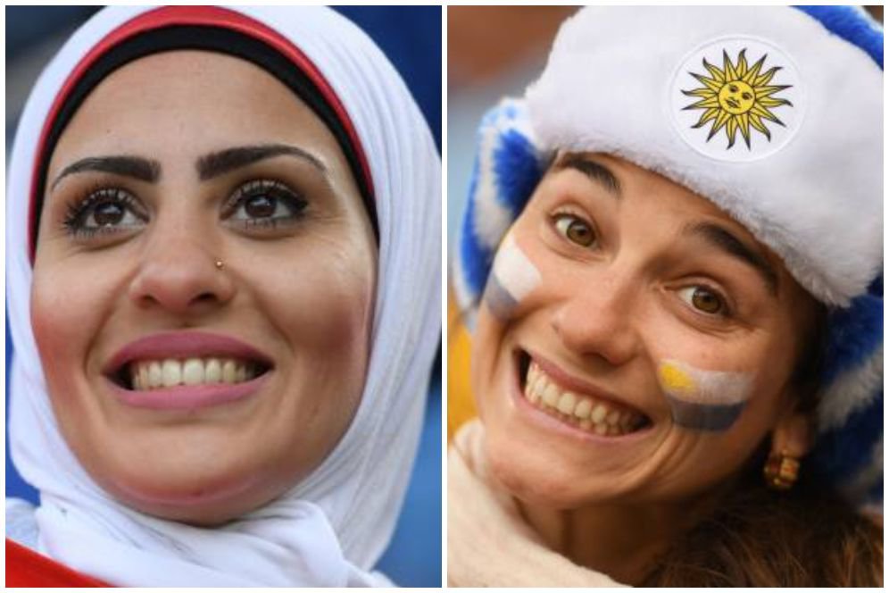 FOTO FANS: Mesir vs Uruguay