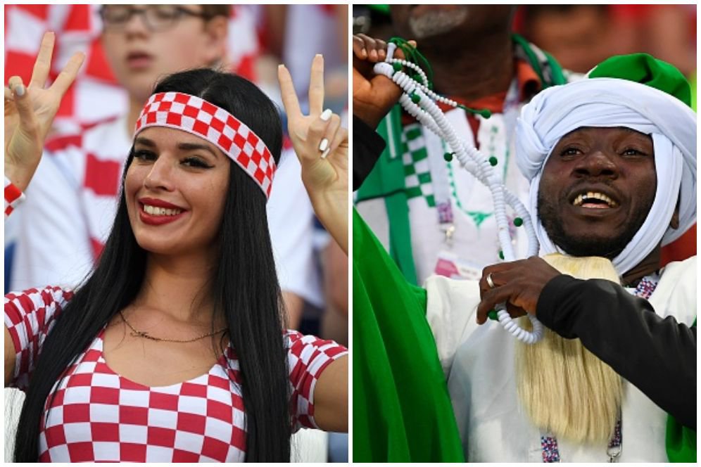 FOTO FANS: Kroasia vs Nigeria FOTO FANS: Kroasia vs Nigeria