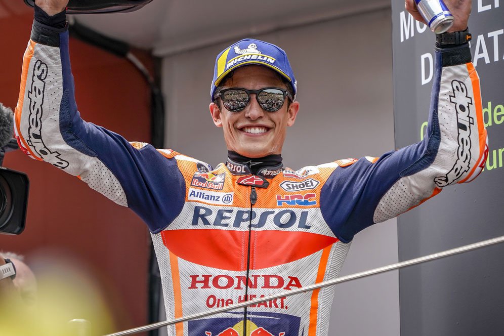 'Tekun' Jalani Pemulihan Bahu, Marquez Dapat Imbalan 'Tekun' Jalani Pemulihan Bahu, Marquez Dapat Imbalan