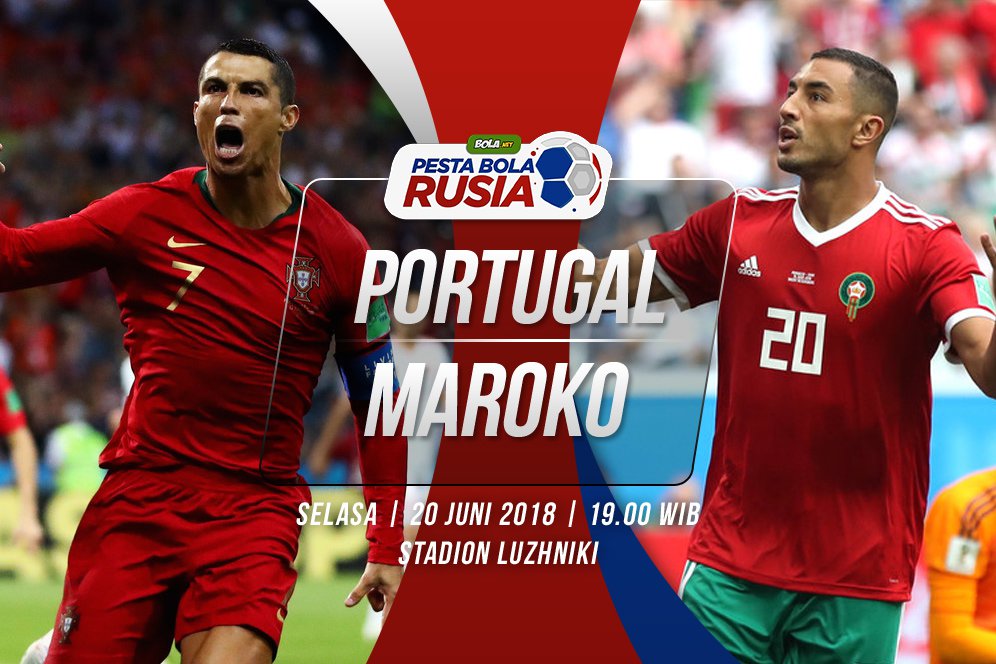 Prediksi Portugal vs Maroko 20 Juni 2018
