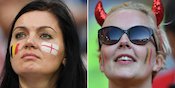 FOTO FANS: Inggris vs Belgia FOTO FANS: Inggris vs Belgia